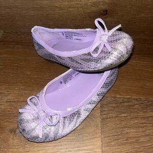 Gymboree Purple Kids Dress Shoes with Bow